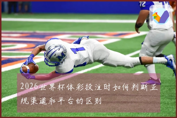 2026世界杯体彩投注时如何判断正规渠道和平台的区别